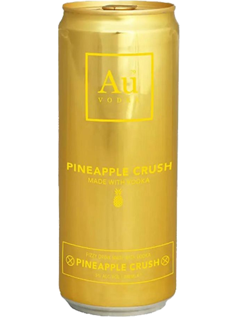 AU Vodka Pineapple Crush Pre-Mixed 12 x 330ml Cans