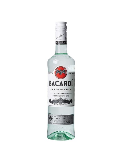 Bacardi Carta Blanca White Rum (Price Marked) 70cl
