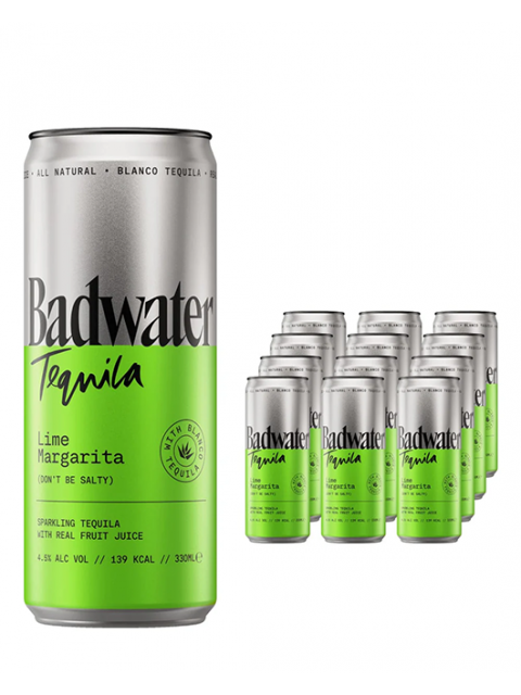 Badwater Lime Margarita 12 x 330ml cans