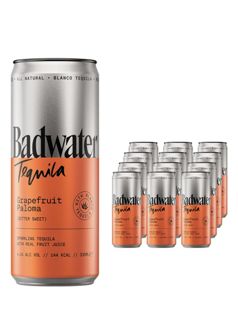 Badwater Grapefruit Paloma 12 x 330ml cans
