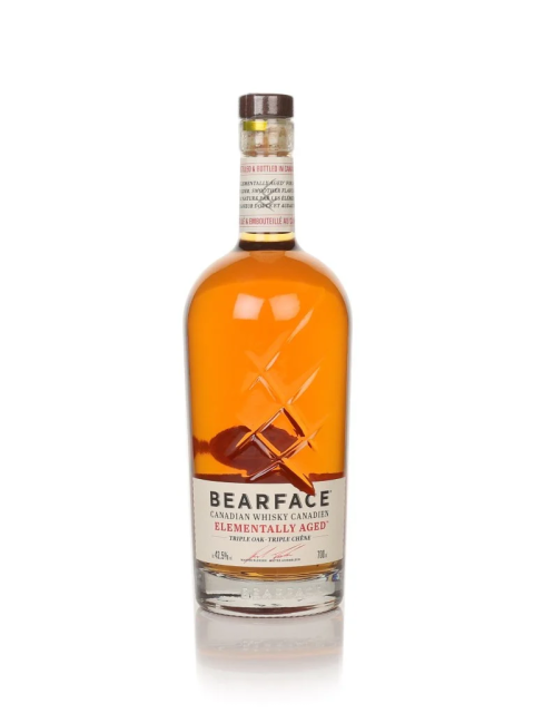 Bearface Elementally Aged Triple Oak Canadian Whisky 70cl