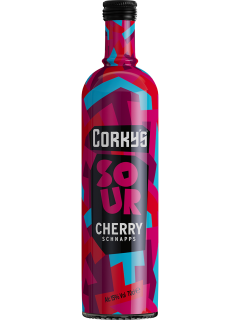 Corky's Sour Cherry Schnapps 70cl