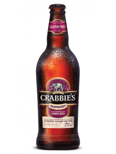 Crabbies Raspberry Alcoholic Ginger Beer 12 x 500ml