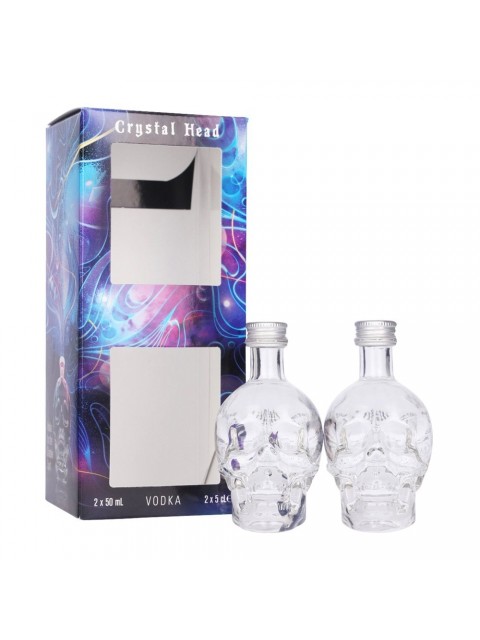 Crystal Head Vodka 2 x 5cl Miniature Gift Pack