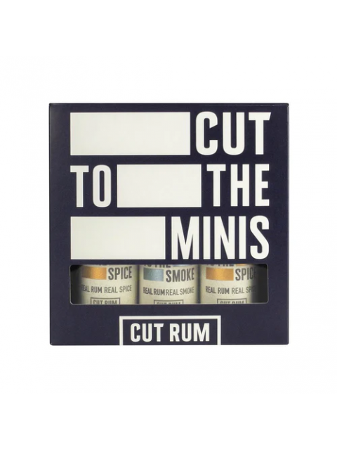 CUT Rum Smoked & Spiced Gift Pack 3 x 5cl