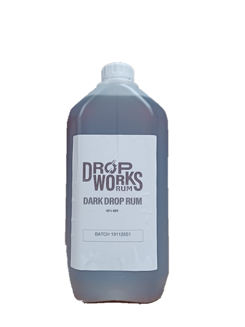 DropWorks Dark Drop Rum 5LTR Jerry Can