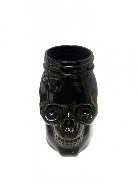 *Black* Skull Glass - Dead Man's Fingers Rum