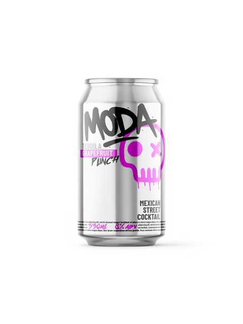 MODA Mexican Street Cocktail: Grapefruit Punch 12 x 330ml Cans