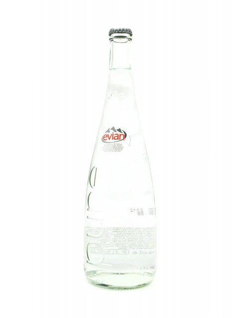 Evian Water 12 x 75cl Glass