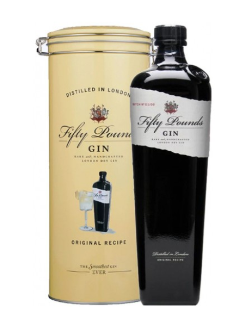 Fifty Pound Gin Tin 70Cl