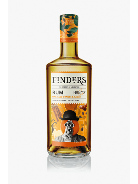 Finders Oak Aged Orange and Raisin Rum 70cl