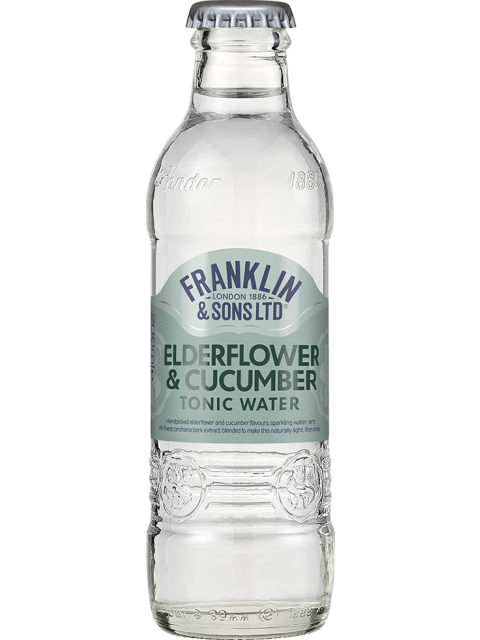 Franklin and Son's Elderflower and Cucumber Tonic 24 x 200ml