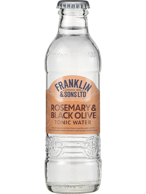 Franklin and Son's Rosemary with Black Olive Tonic 24 x 200ml