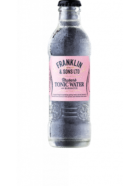 Franklin & Son's Rhubarb with Hibiscus Tonic 24x200ml