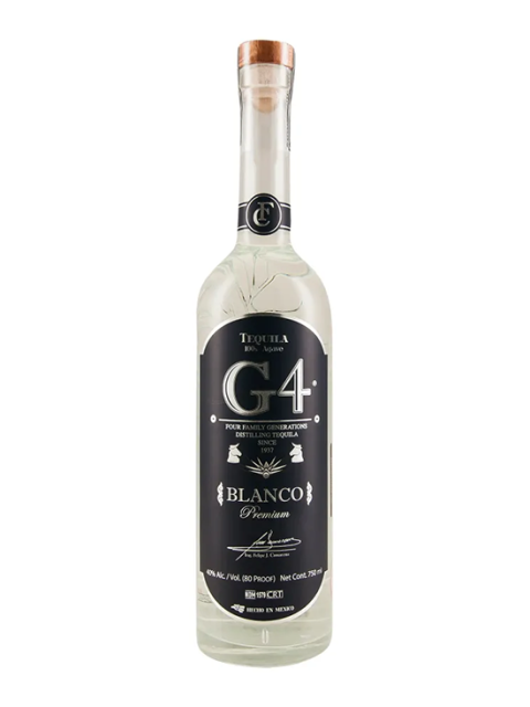 G4 Blanco Tequila 75cl