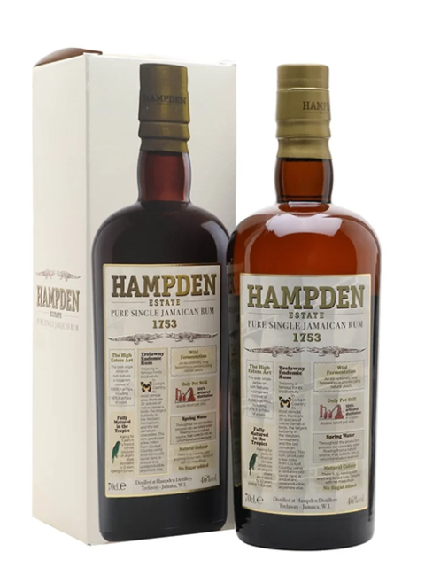 Hampden Estate 1753 Pure Single Jamaican Rum 70cl