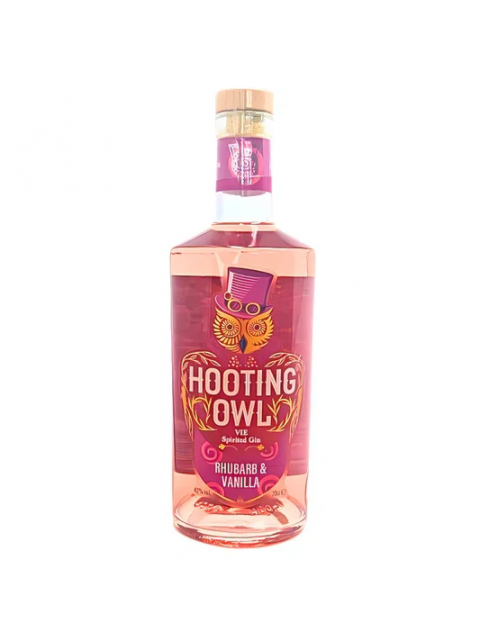 Hooting Owl Rhubarb and Vanilla Gin 70cl