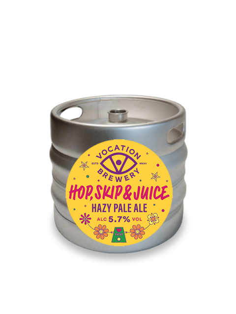Vocation Hop, Skip & Juice Hazy Pale Ale 30L Keg