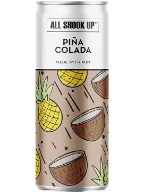 All Shook Up Pina Colada 12x250ml