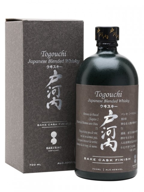 Togouchi Sake Cask Finish Japanese Blended Whisky 70cl