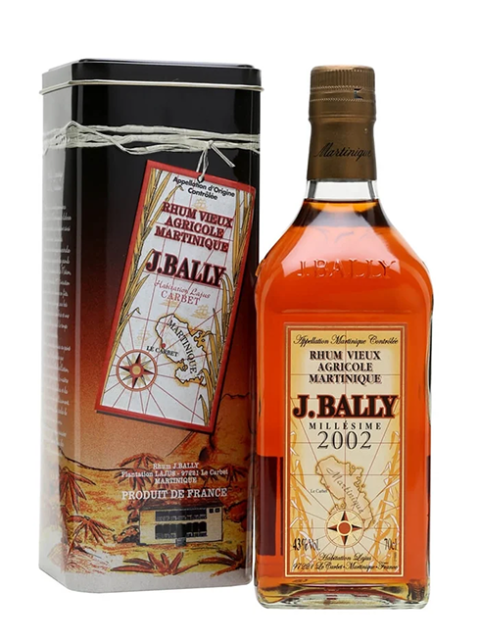 J Bally 2002 Vintage Rhum 70cl