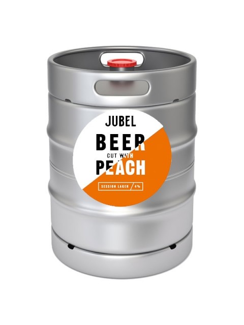 Jubel Beer cut with Peach 30L Keg