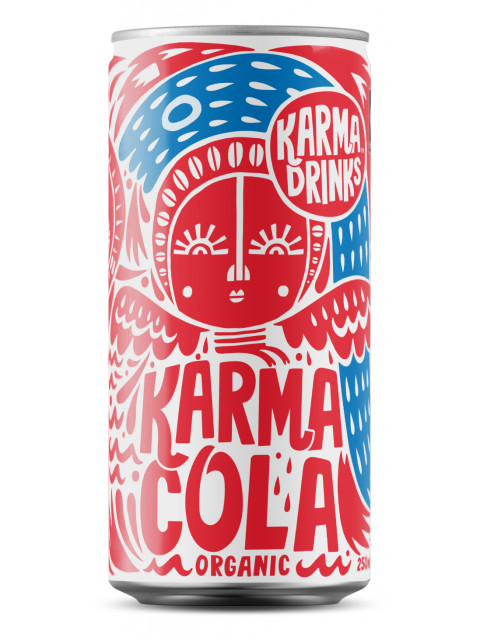Karma Drinks - Karma Cola Organic Fairtrade Cans 24 x 250ml