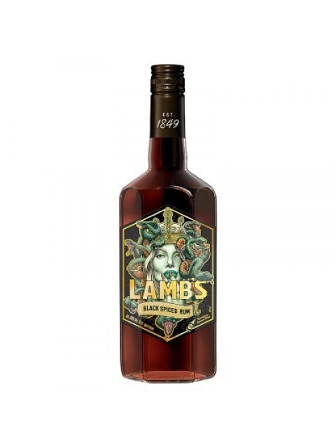 Lambs Black Spiced Rum 70cl