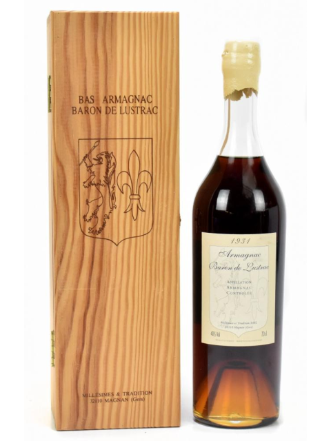 Lustrac Armagnac 1931 70Cl