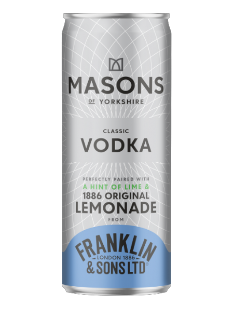 Masons Vodka & Franklins Lemonade Cans 12 x 250ml