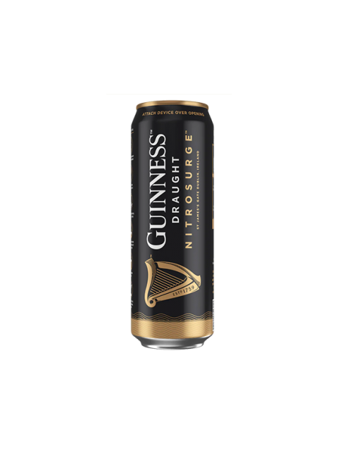 Guinness Draught Nitrosurge Stout Beer Cans 10 x 558ml