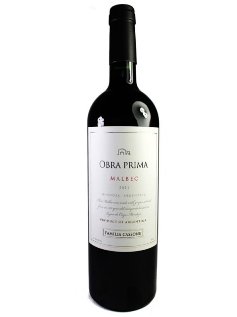 Familia Cassone, Malbec, Obra Prima, Mendoza, 2015 75cl