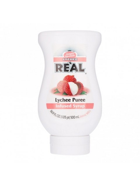Re'al Lychee Puree Infused Syrup 500ml
