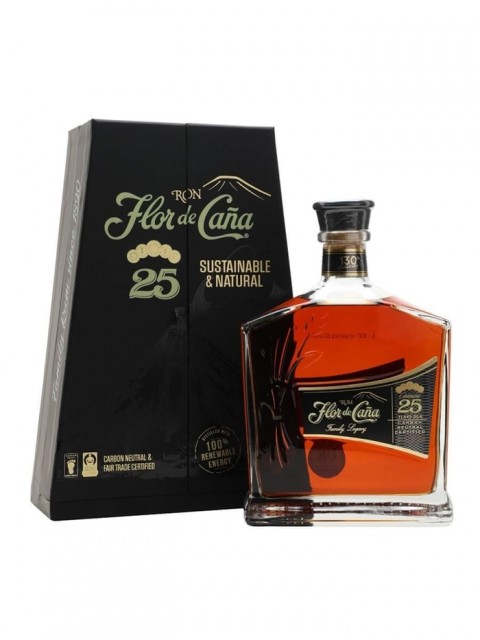 Flor De Caña 25 Year Old Rum 70cl