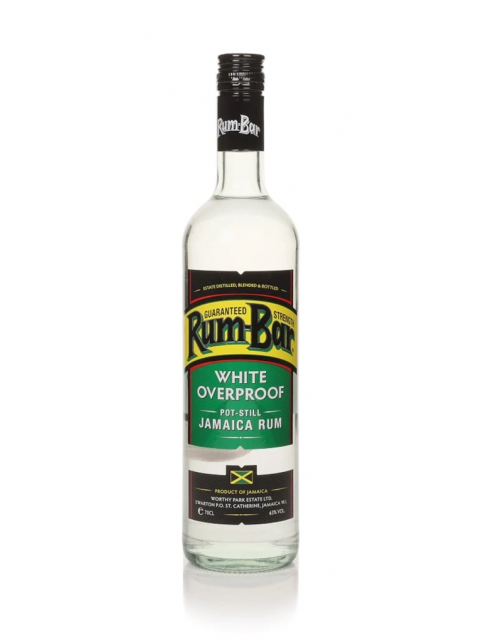 Rum-Bar by Worthy Park Silver Overproof Rum 70cl