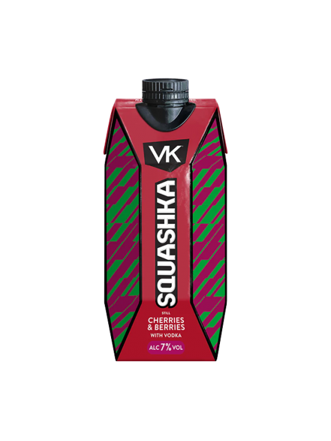 VK Squashka Cherries & Berries 12 x 500ml