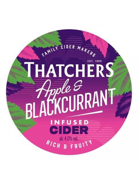 Thatchers Apple & Blackcurrant Cider Fusion Cartridges 4x275ml