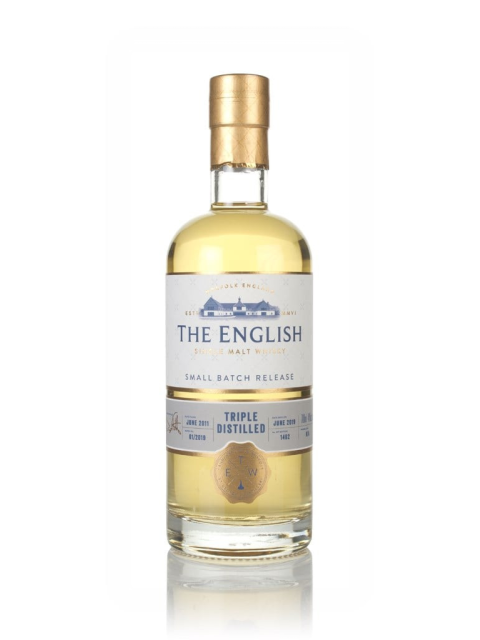 The English Small Batch Triple Distilled Single Malt 70cl