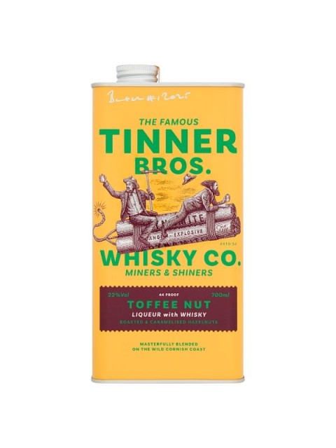 Tinner Bros Whisky Co. Toffee Nut Liqueur with Whisky 70cl