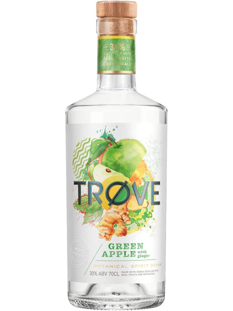 TRØVE Green Apple with Ginger Botanical Vodka 70Cl