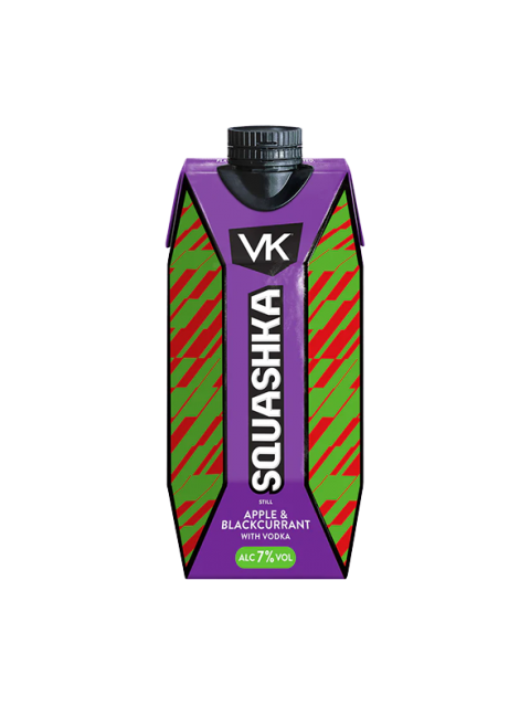 VK Squashka Apple & Blackcurrant 12 x 500ml