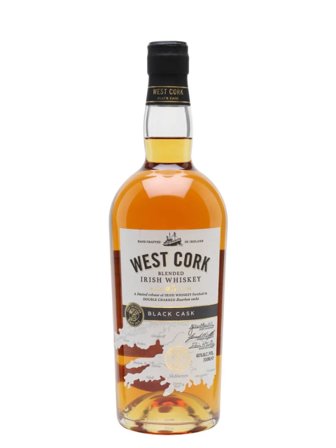 West Cork Black Cask Blended Irish Whiskey 70cl