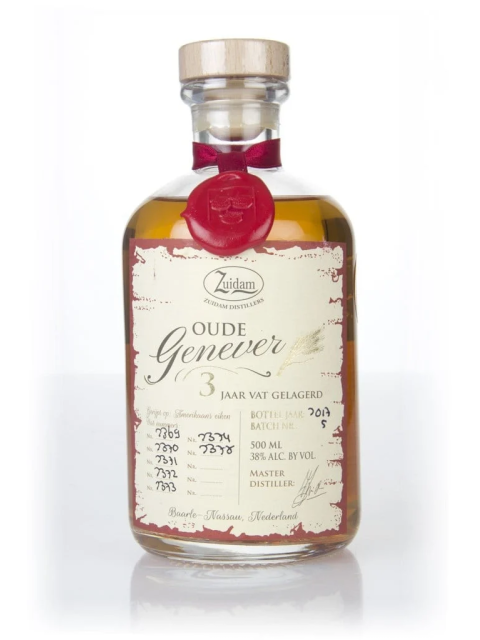 Zuidam 3Yo Single Barrel Oude Genever 50Cl